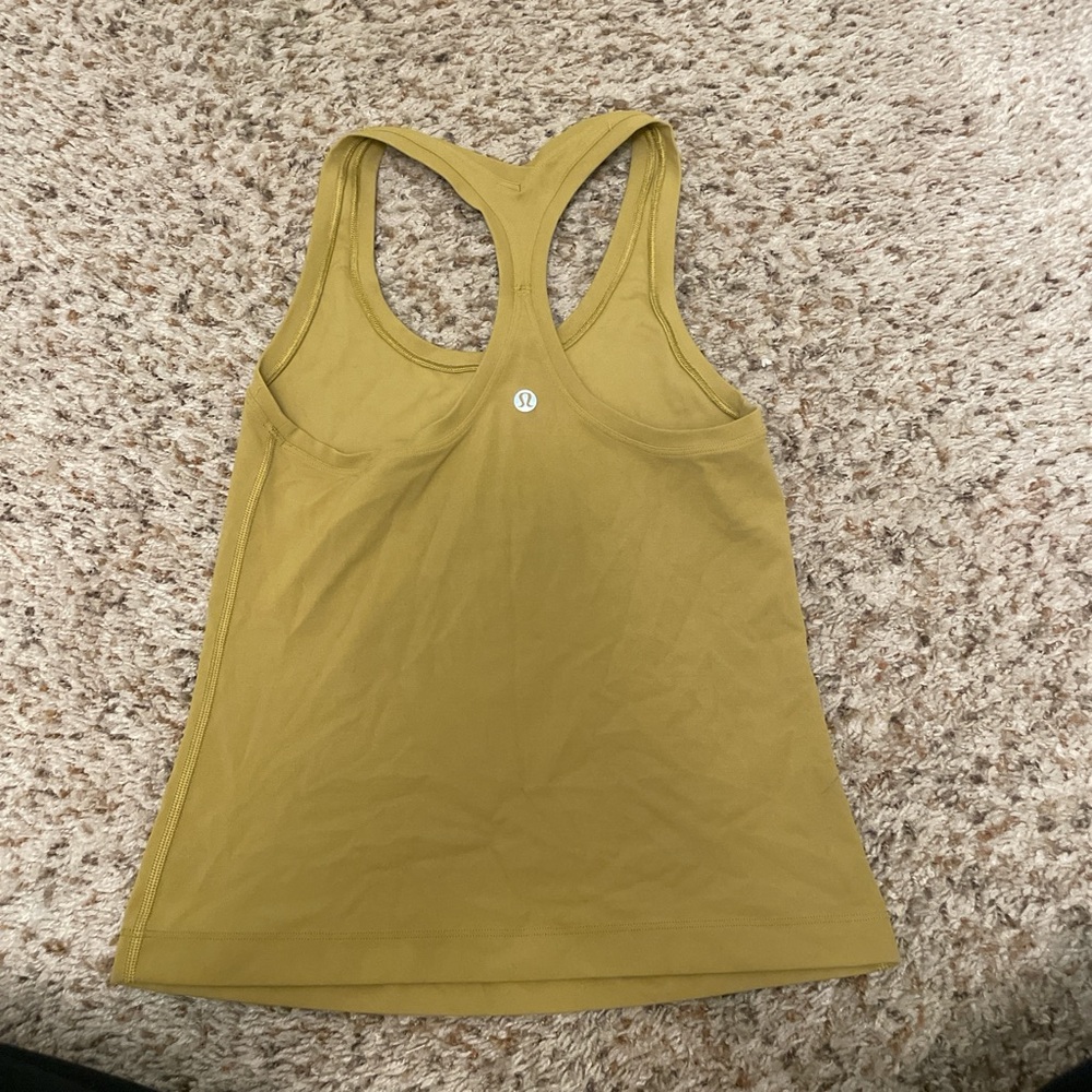 Lululemon Athletica Yellow Tank Top for Active Comfort